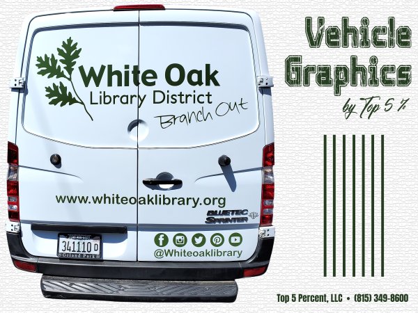 Car wraps and vinyl lettering for vehicles in Joliet Illinois