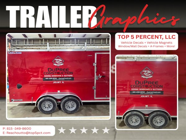 Custom commercial vehicle graphics for business fleets in Joliet Illinois