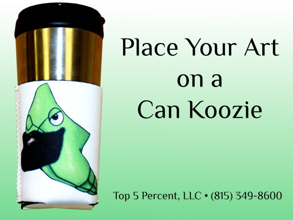 Custom printed can koozies in Morris Illinois