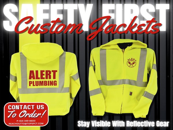 Custom safety work gear and branded high visibility clothing in Joliet Illinois