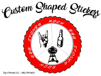 Custom Shaped Stickers