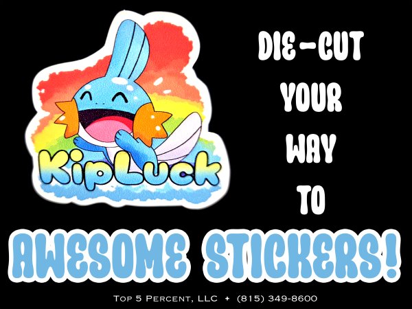 Custom die cut stickers and contour cut vinyl decals printed in Shorewood, Joliet, and Plainfield, Illinois