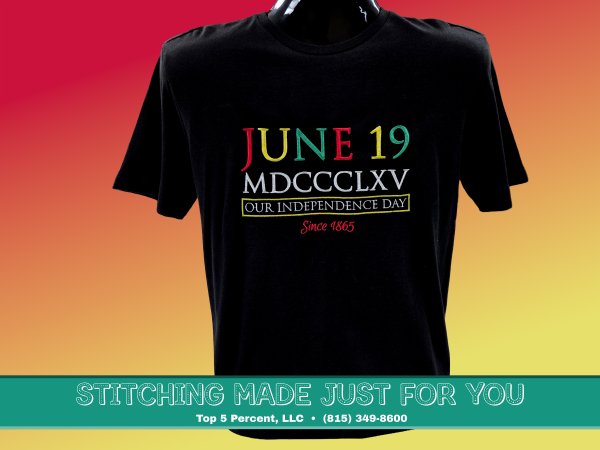 Custom stitched and embroidered shirts in Joliet Illinois