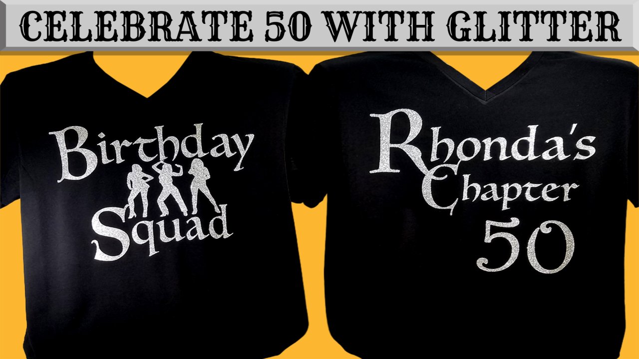Premium glitter print merchandise from Top 5 Percent in Joliet Illinois