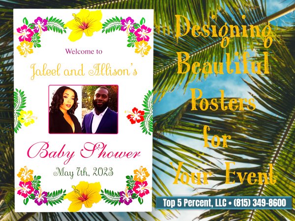 Custom posters printed in Romeoville Illinois
