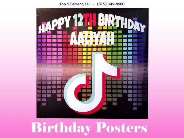 Custom posters printed in Shorewood Illinois
