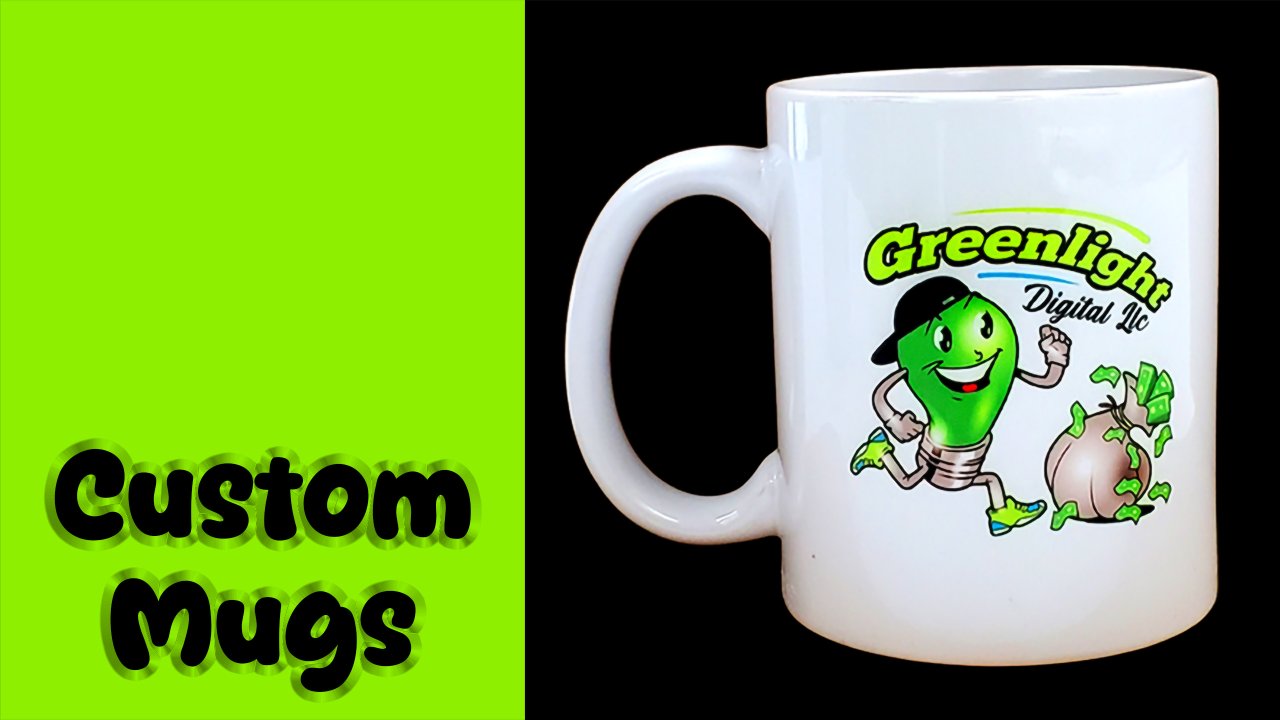 Custom promotional products and branded merchandise in Joliet and Shorewood IL, mugs, koozies, and more