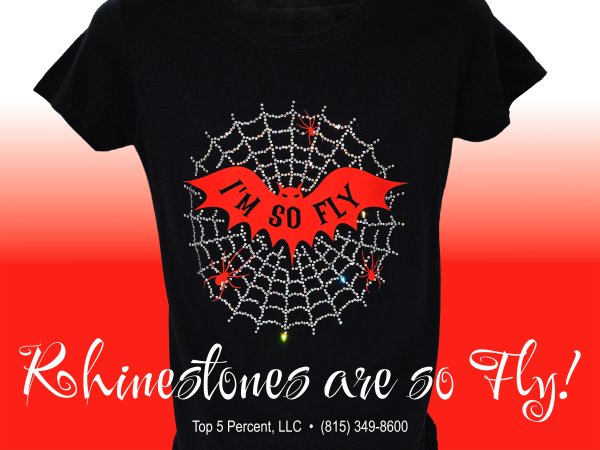 Custom rhinestone t-shirts in Joliet Illinois