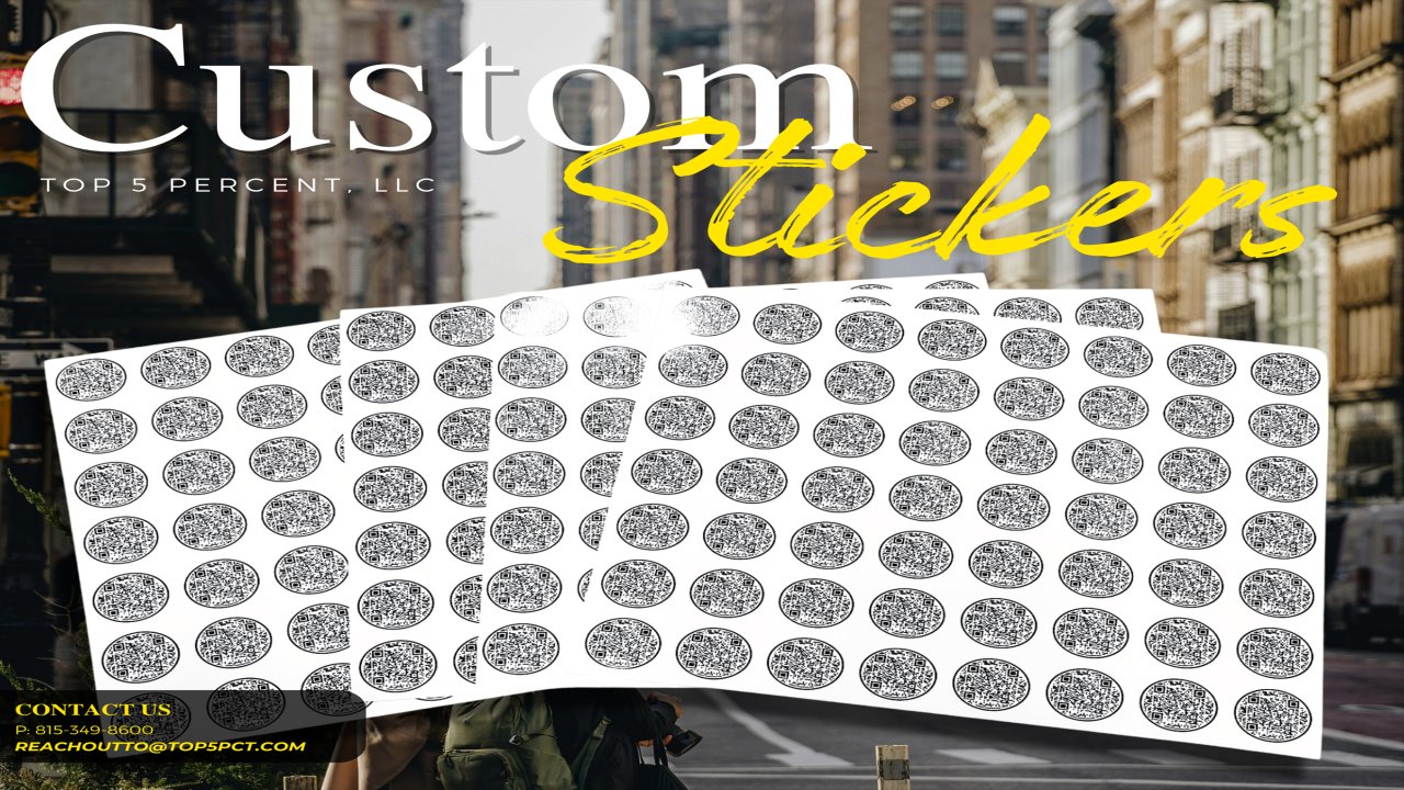 Custom Stickers — Full-Color Die-Cut & Sheet Stickers