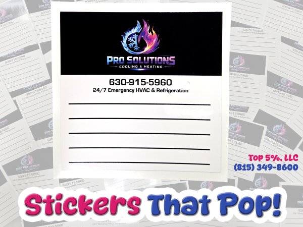 Custom stickers and roll labels printed in Morris, Joliet, and Minooka, Illinois
