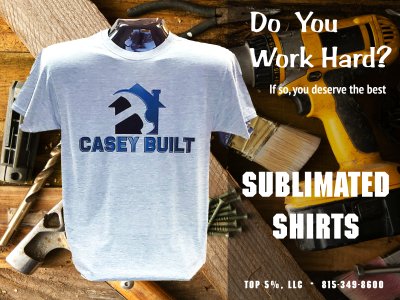 Custom dye sublimation all over print shirts and apparel in Joliet Illinois